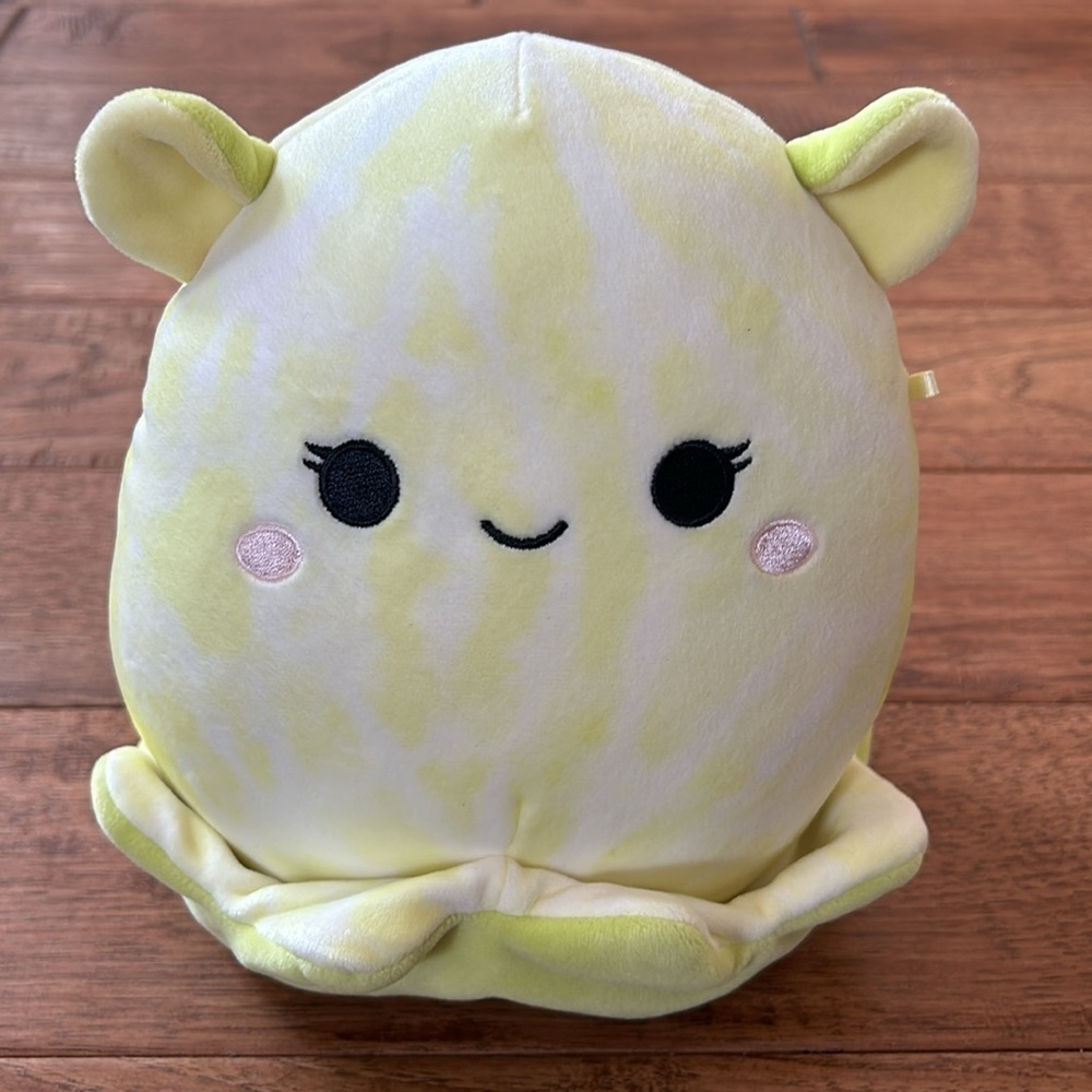 Squishmallow Duna the Dumbo Octopus Yellow Kellytoy 8" Plush Collectible